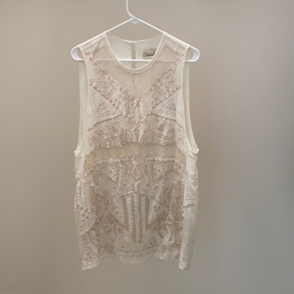 Cleobella Cream Cutout Dress